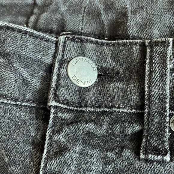 CARMAR Denim style # D088180 size 24 faded Jean black stretchy jeans/jeggings - Picture 3 of 14